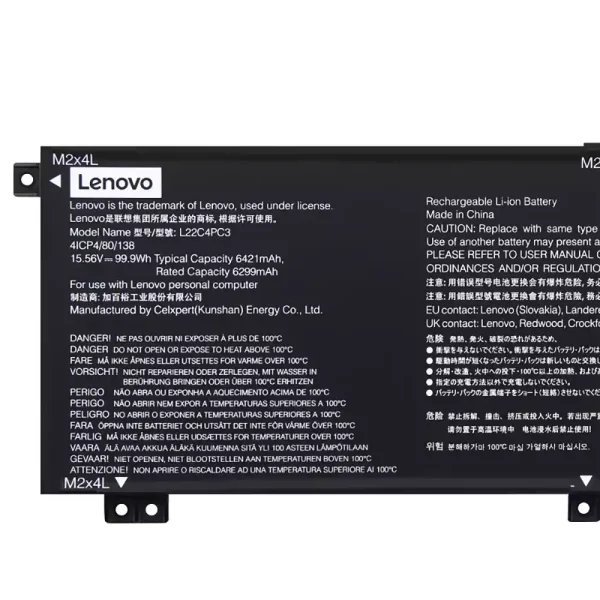 Portátil bateria nueva para LENOVO L22C4PC3 L22D4PC3 L22M4PC3 - Imagen 3