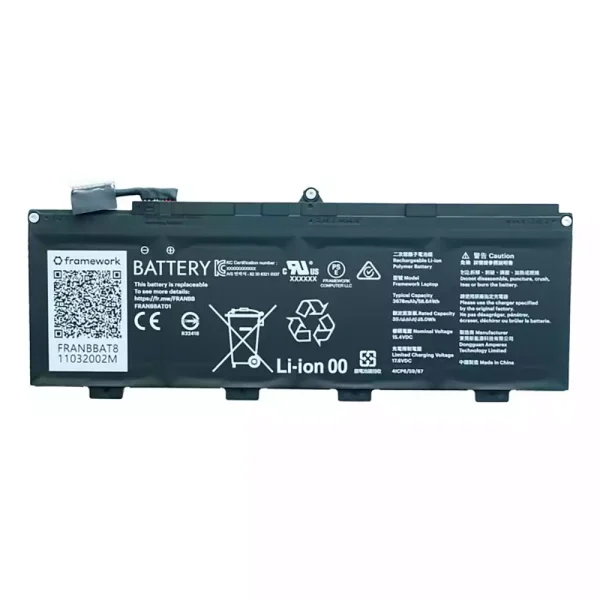 Portátil bateria nueva para FRANBBATO1 1126105R5 FRANBBATA Framework Laptop 13
