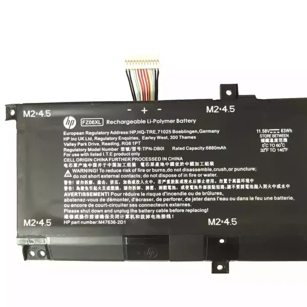 Portátil bateria nueva para HP FZ06XL - Imagen 3