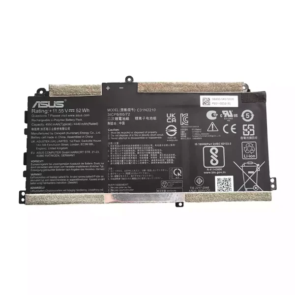 Portátil bateria nueva para ASUS C31N2210