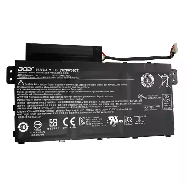 Portátil bateria nueva para ACER AP18H18L