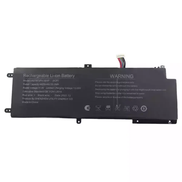 Portátil bateria nueva para U627872PV-3S1P