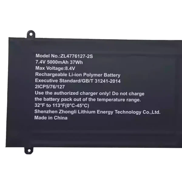 Portátil bateria nueva para ZL4776127-2S - Imagen 3