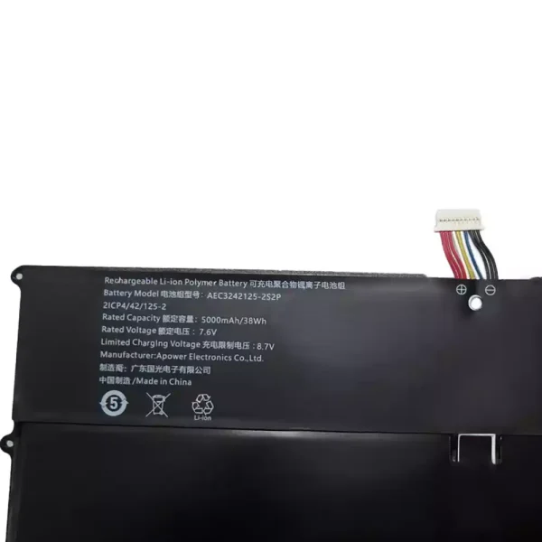 Portátil bateria nueva para GY3242125PHV AEC3242125-2S2P - Imagen 3