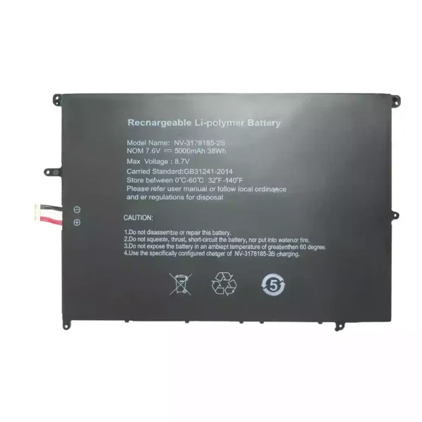Portátil bateria nueva para NV-3178185-2S