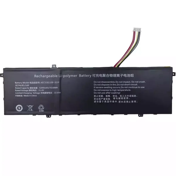Portátil bateria nueva para AEC5181100-3S1P U5310478PV-3S1P 528196-3S1P