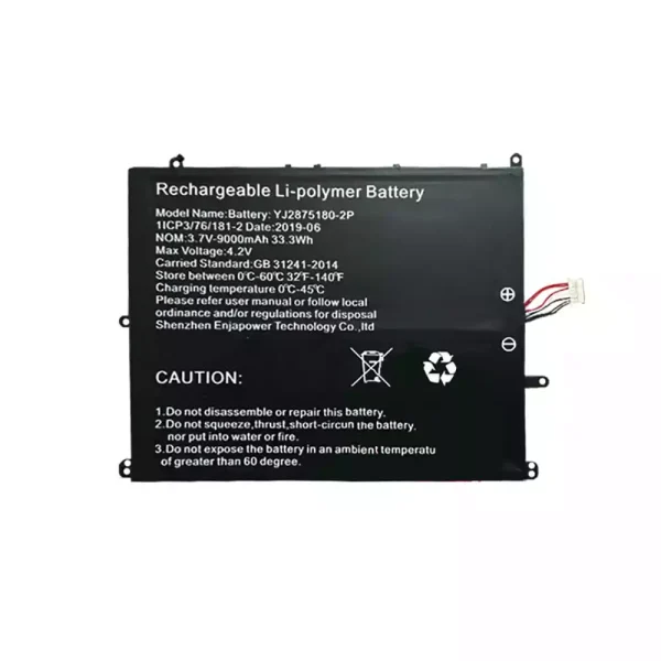 Portátil bateria nueva para YJ2875180-2P