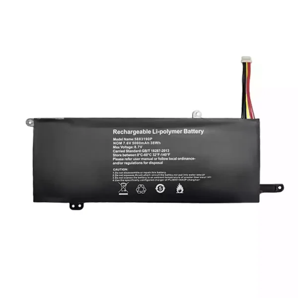 Portátil bateria nueva para F152G-ZC-5095-4125 WTL-5883190P-2S 5883190P