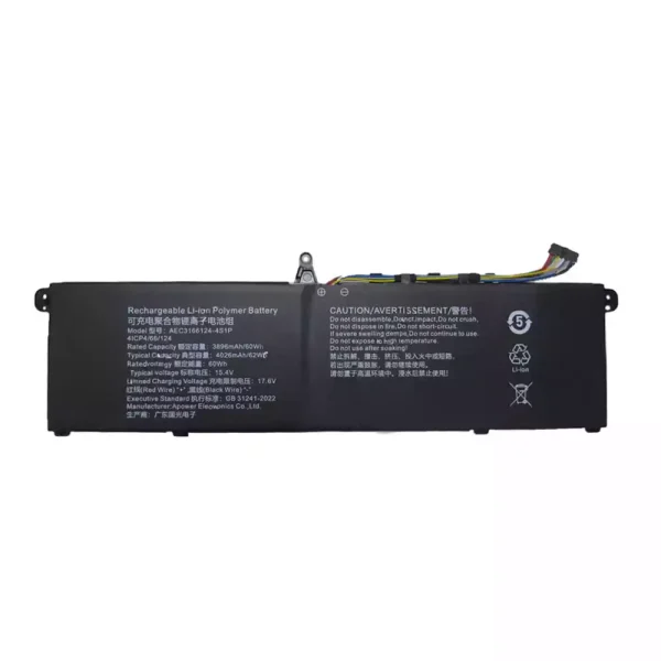 Portátil bateria nueva para AEC3166124-4S1P