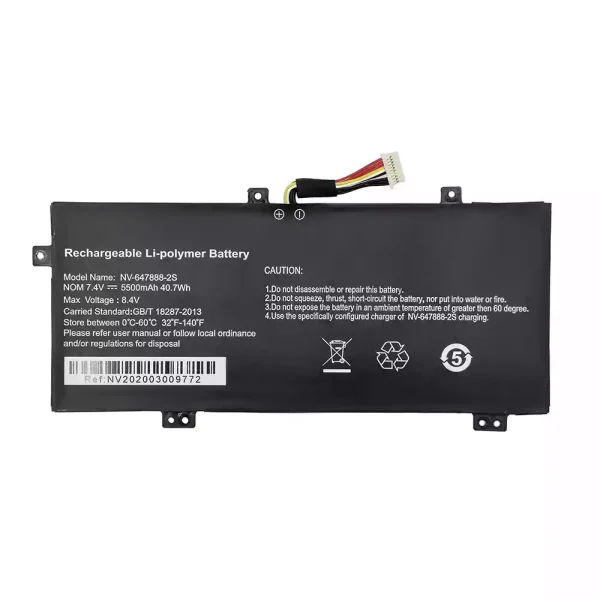 Portátil bateria nueva para NV-647888-2S Positivo GF-647888-2S WYC6781193P