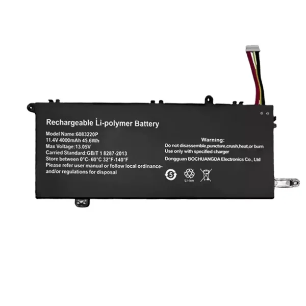 Portátil bateria nueva para 6083220P