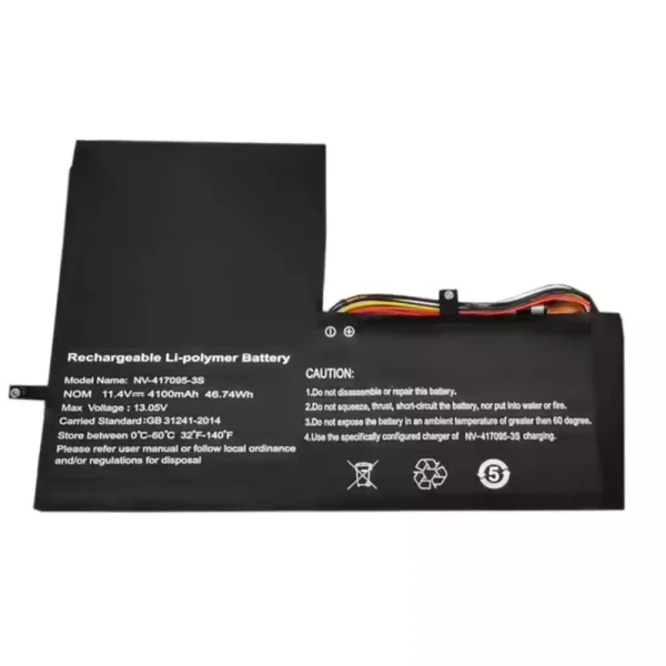 Portátil bateria nueva para NV-417095-3S