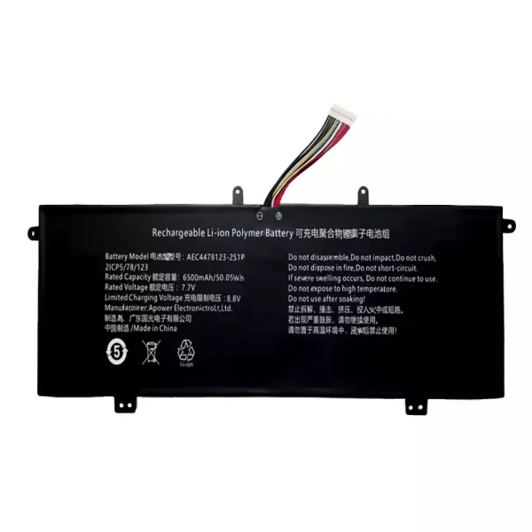 Portátil bateria nueva para AEC4478123-2S1P