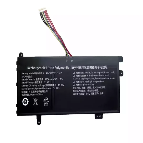Portátil bateria nueva para AEC656371-3S1P