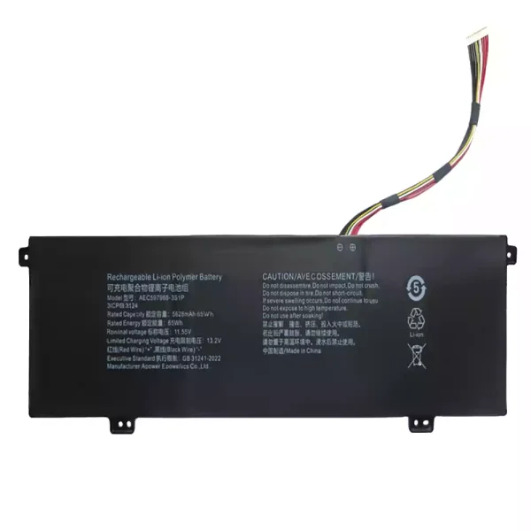 Portátil bateria nueva para AEC597988-3S1P