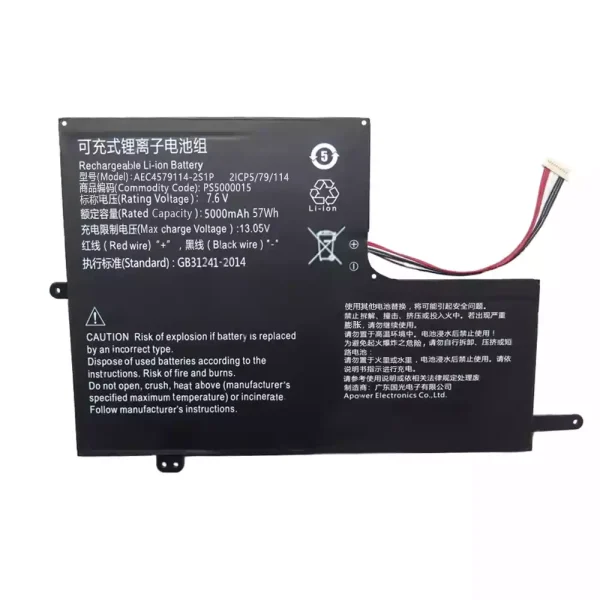 Portátil bateria nueva para AEC4579114-2S1P
