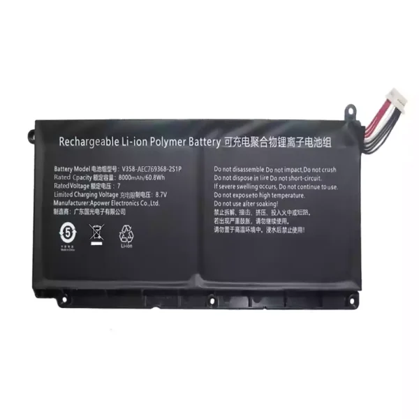 Portátil bateria nueva para AEC769368-2S1P V358-AEC769368-2S1P