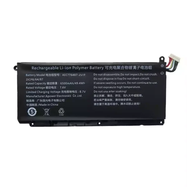 Portátil bateria nueva para AEC776487-2S1P