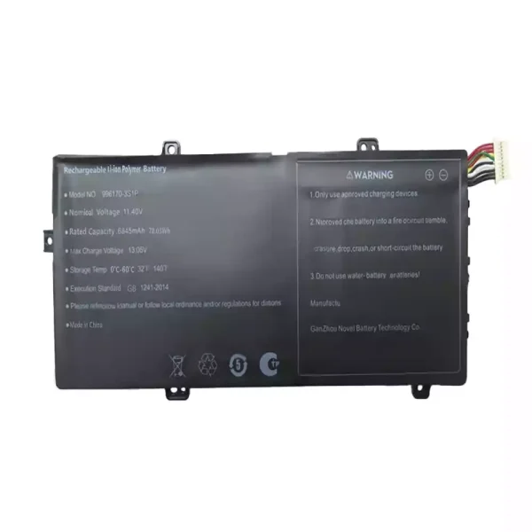 Portátil bateria nueva para 996170-3S1P