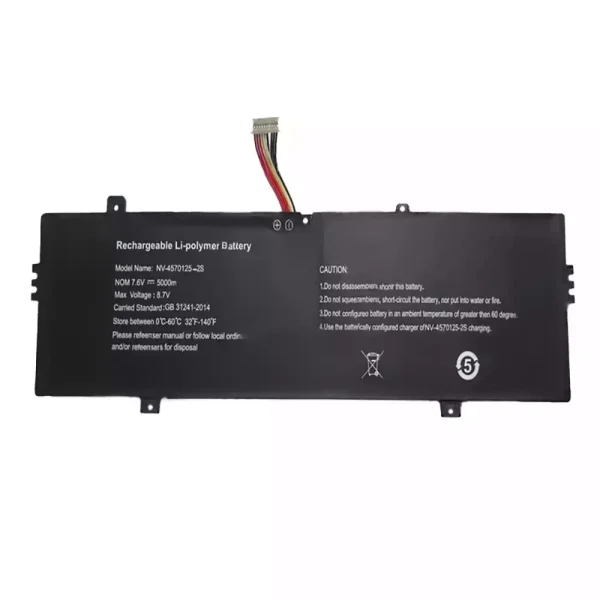 Portátil bateria nueva para NV-4570125-2S