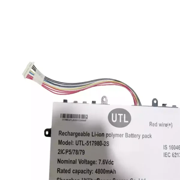 Portátil bateria nueva para UTL-517980-2S - Imagen 3