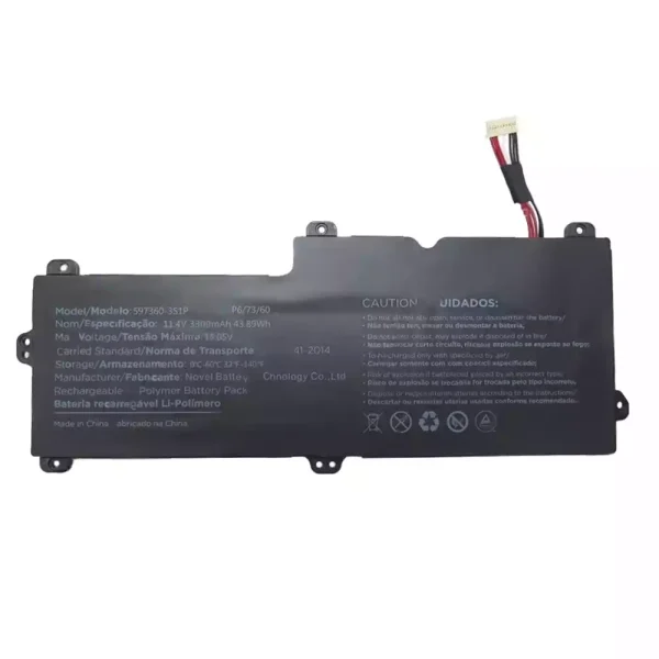 Portátil bateria nueva para 597360-3S1P