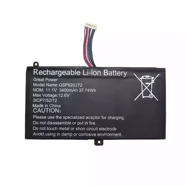 Portátil bateria nueva para GSP625272