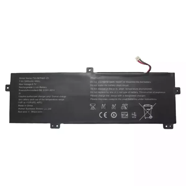 Portátil bateria nueva para 752-0478131-2S