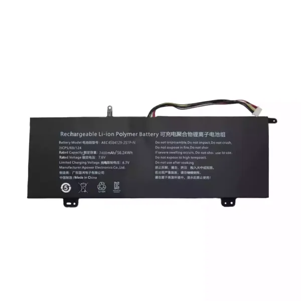 Portátil bateria nueva para AEC4584129-2S1P-N