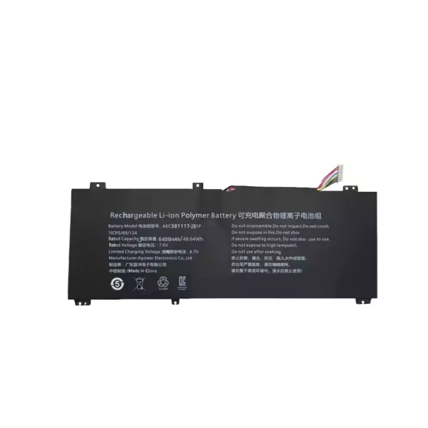 Portátil bateria nueva para AEC4381117-2S1P
