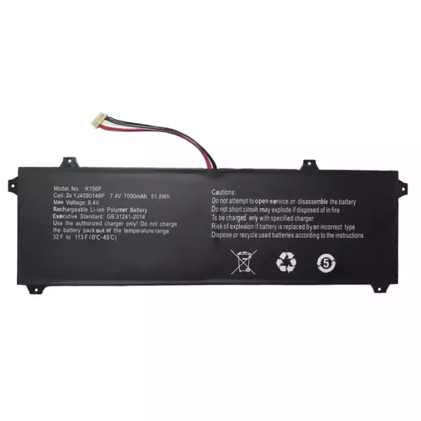 Portátil bateria nueva para K156P,YJ4090149P