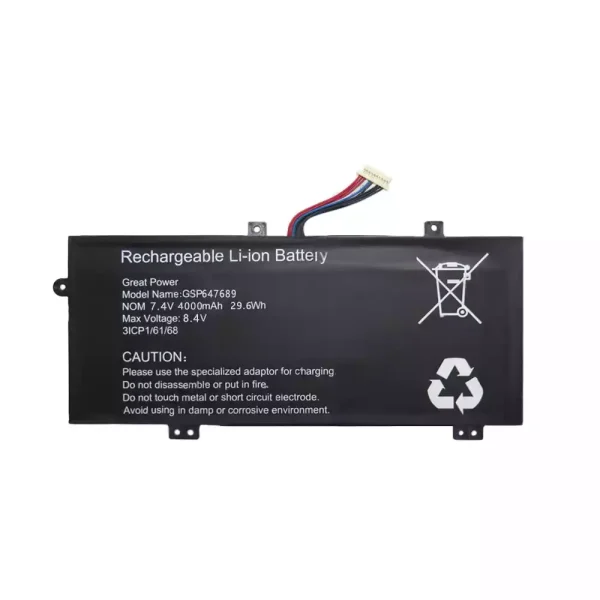 Portátil bateria nueva para GSP647689
