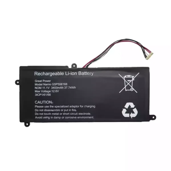 Portátil bateria nueva para GSP556168