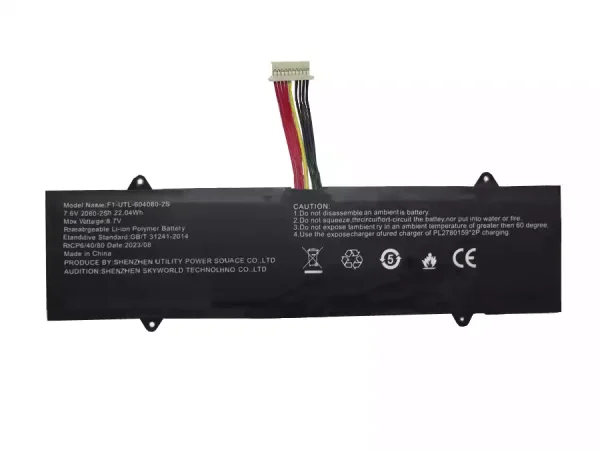 Portátil bateria nueva para F1-UTL-604080-2S