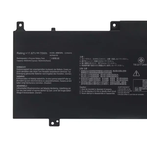 Portátil bateria nueva para ASUS C31N2310 - Imagen 3