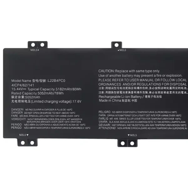 Portátil bateria nueva para LENOVO L22B4PC0 L22M4PC0 L22D4PC0 L22C4PC0 L22X4PC0 - Imagen 3