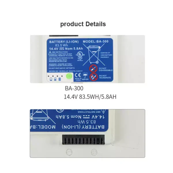 Bateria de repuesto para Inogen Oxygen Machine 1400-1020 1400-1030 1400-1000 - Imagen 3