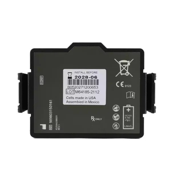 Bateria de repuesto para Philips HeartStart FR3 AED 989803150161 453564594921