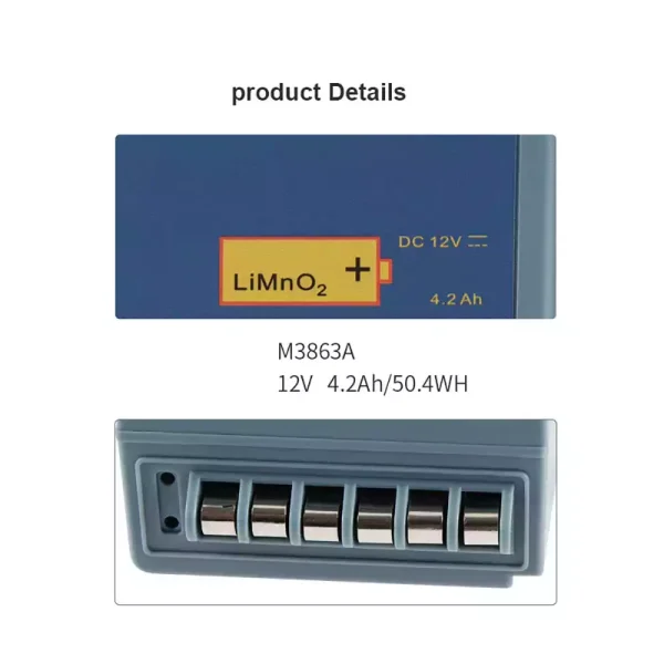 Bateria de repuesto para Philips HeartStart FR2 HeartStart FR2+ M3860A M3861A M3863A M3840A M3841A - Imagen 4