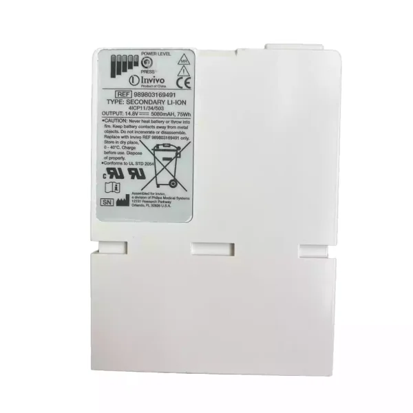 Bateria de repuesto para Invivo 989803169491 Expression MRI 9093 Precess