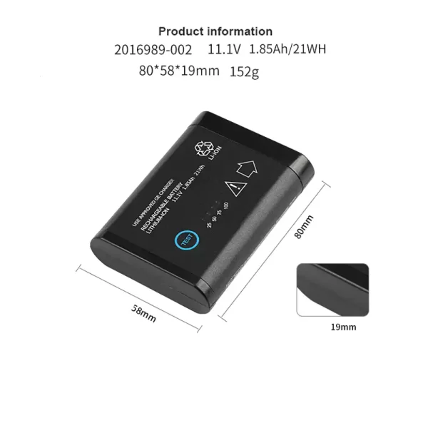 Bateria de repuesto para GE 2016989-002 2016989-003 DR203 Solar 8000i - Imagen 3