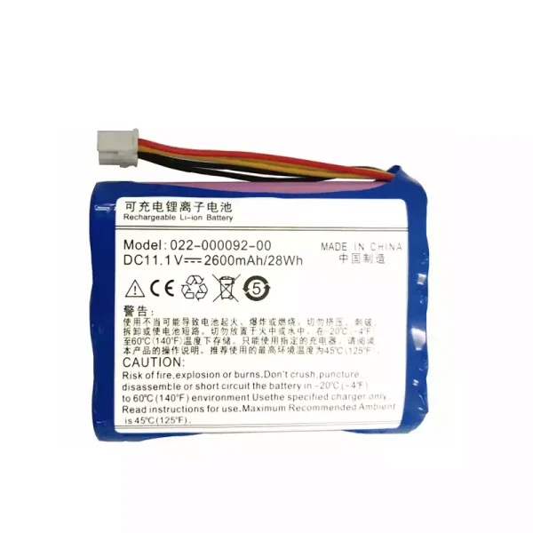 Bateria de repuesto para COMEN 022-000092-00 COMEN H3