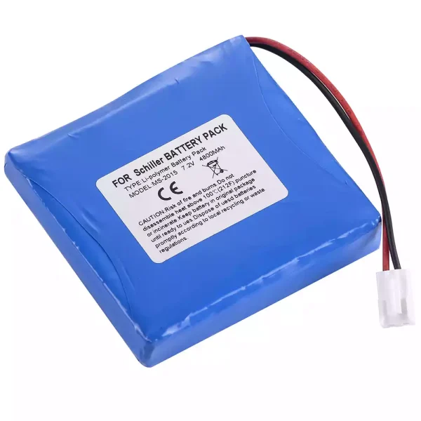 Bateria de repuesto para Schiller CardioVit AT102+ MS-2007 MS-2010 MS-2015 - Imagen 2