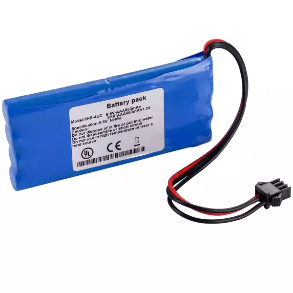Bateria de repuesto para 8HR-4UC 9.6V-AAA650MAH 8HR-AAA650mah1.2V