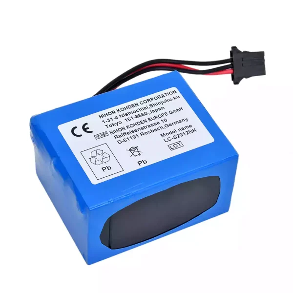 Bateria de repuesto para NIHON KOHDEN TEC-7500 TEC-7511 TEC-7521 TEC-7531 ECG-9522P - Imagen 2