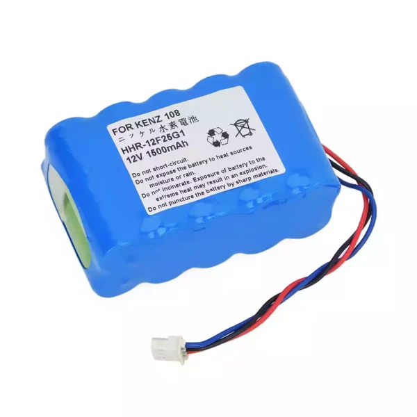 Bateria de repuesto para Kenz Cardico ECG-108 ECG-110 HHR-12F25G1
