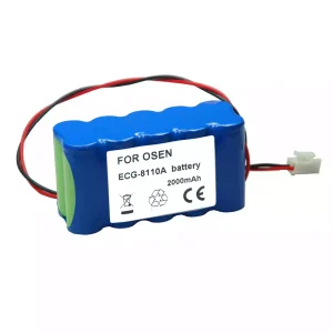 Bateria de repuesto para OSEN ECG-8110 ECG-8110A ECG-8130A