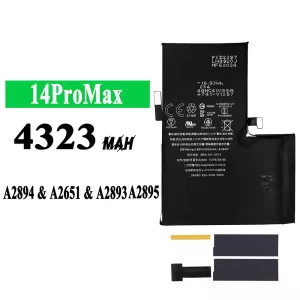 Batería telefono celular A2830 para iPhone 14 Pro Max