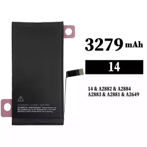 Batería telefono celular A2863 para iPhone 14