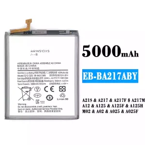 Batería telefono celular EB-BA217ABY para Samsung  A21S/A217/A217F/A217M/A12/A125/A125F/A125H/M02/A02/A025/A025F